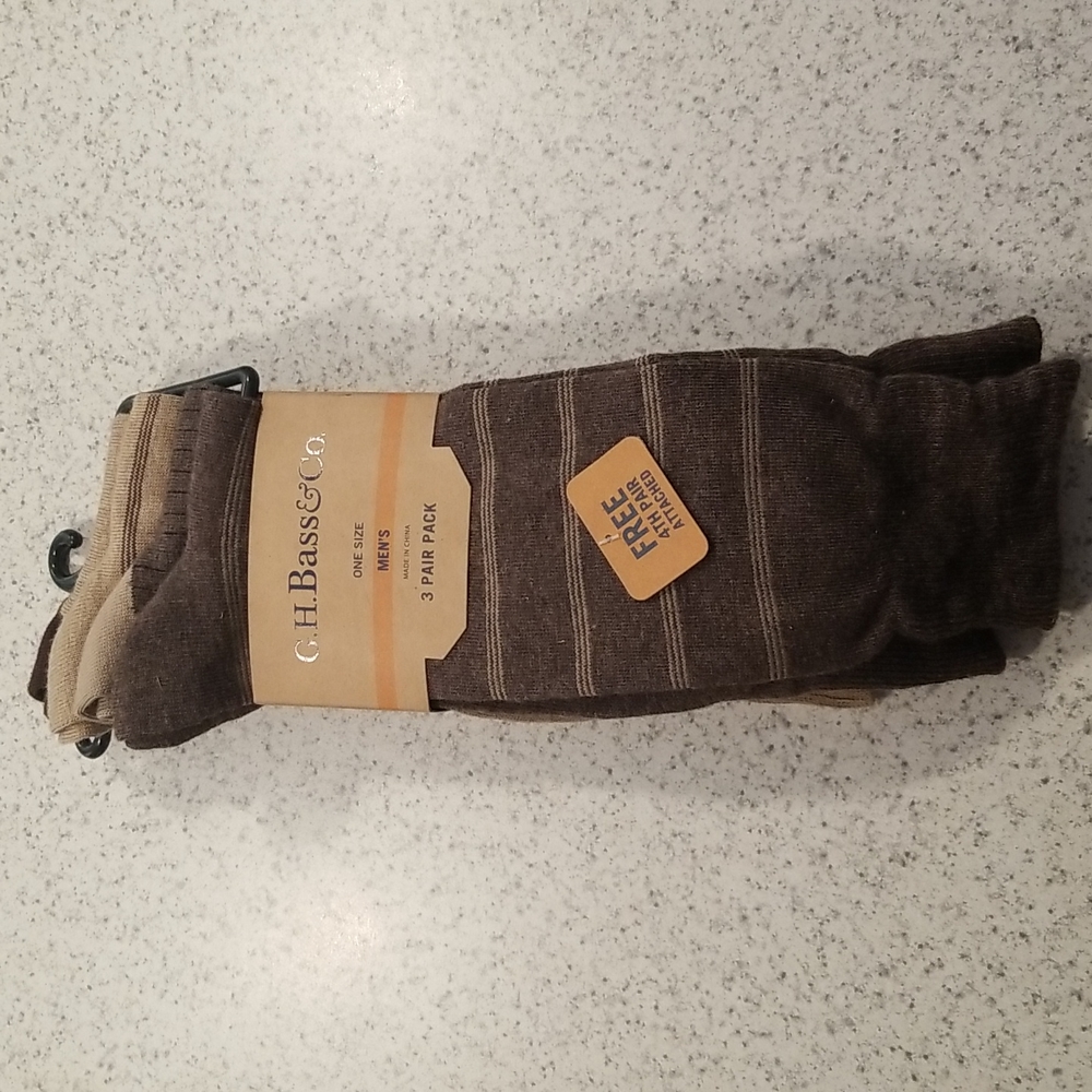 G.H Bass Socks. Size 10-13 M